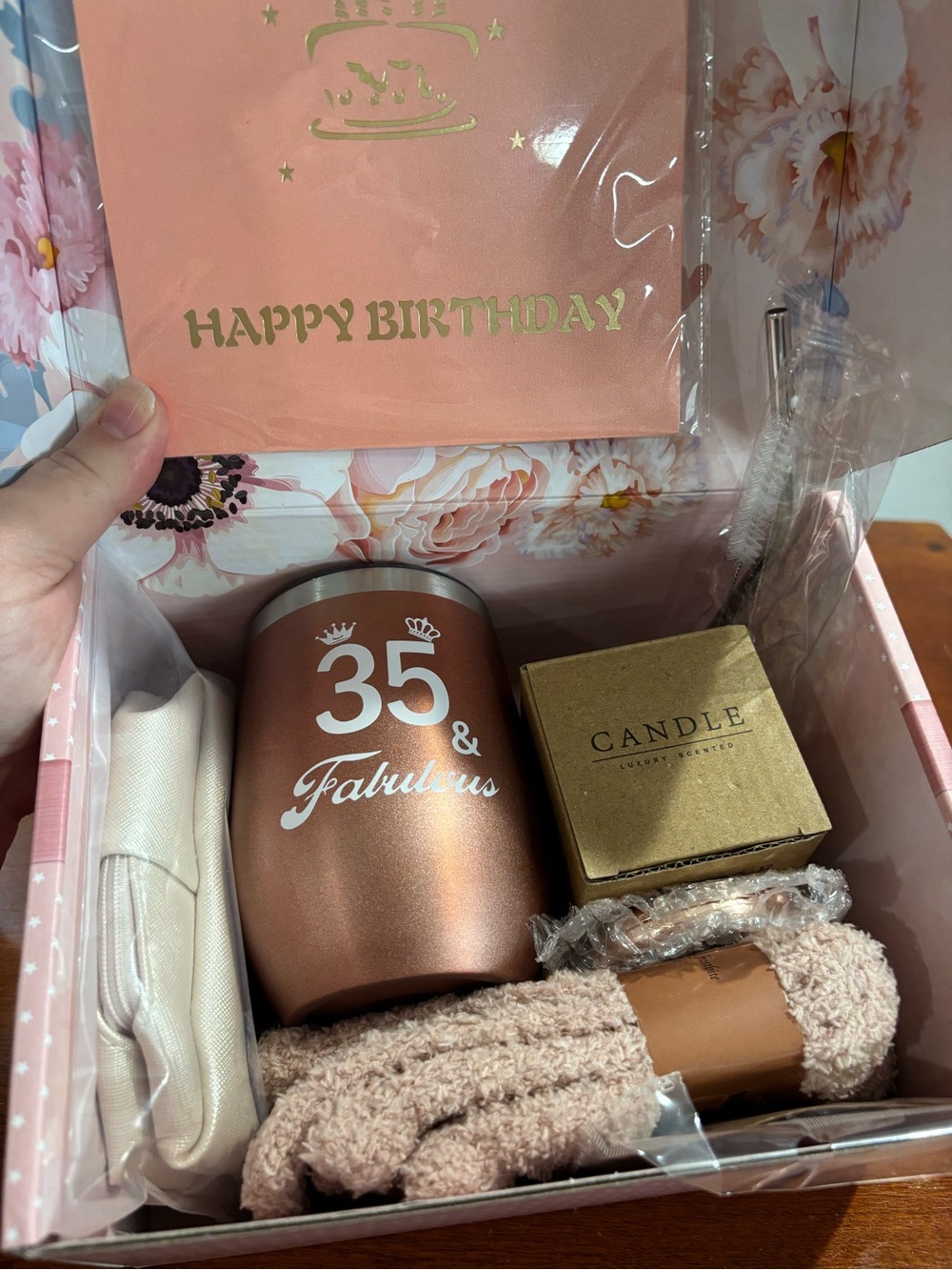 35 & Fabulous Rose Gold Gift Set by